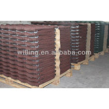 color stone chip coated metal roof tile